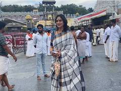 
      
      Actress Surekha Vani visits Tirumala to offer prayers
      
      