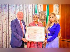 
      
      Merck Foundation Chairman and CEO Meet Nigeria First Lady
      
      