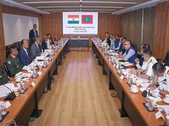
      
      India, Maldives hold High-Level Core Group Meeting
      
      