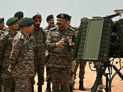 
      
      COAS General Dwivedi witnesses demonstration of indigenous weapon
      
      