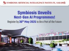 
      
      Symbiosis Unveils Next-Gen AI Programmes: Register by 30th May 
      
      