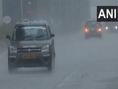 
      
      Mumbai receives heavy rainfall
      
      