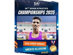 
      
      Indian Army shine bright at Asian Athletics Championships
      
      