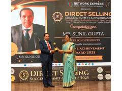 
      
      Sunil Gupta Receives the Highest Award in Direct Selling
      
      