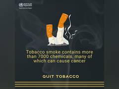 
      
      WHO urges members to curb tobacco consumption
      
      