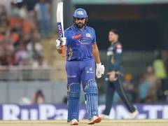 
      
      IPL 2025: Rohit's explosive fifty powers MI to 228/5 against GT
      
      