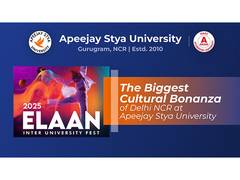 
      
      Elaan 2025: Apeejay Stya University's Grand Extravaganza
      
      