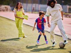 
      
      Riteish, Genelia pen adorable birthday wishes for their son Rahyl
      
      