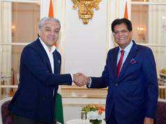 
      
      Piyush Goyal discusses new opportunities with top French business
      
      