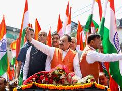 
      
      Himachal Pradesh: Union Minister JP Nadda attends Tiranga yatra
      
      