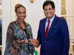 
      
      Piyush Goyal holds talks with Nigeria’s Trade Minister
      
      
