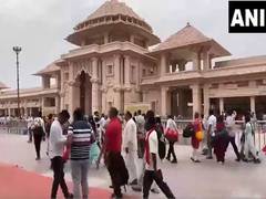
      
      Ayodhya: Pran Pratishtha rituals begin at Shri Ram Janmabhoomi 
      
      