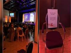 
      
      Empty chair honours imprisoned Baloch activist at WEXFO
      
      