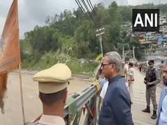 
      
      Sikkim Guv reviews Indreni Bridgeas Singtam water levels rise
      
      