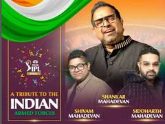 
      
      IPL FINAL: Shankar Mahadevan honours Indian armed forces
      
      