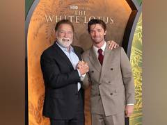 
      
      Arnold Schwarzenegger praises son Patrick 
      
      