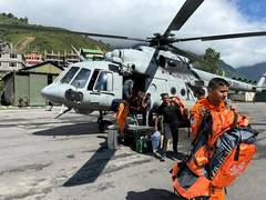 
      
      North Sikkim landslide: Air Force rescues 33 people
      
      