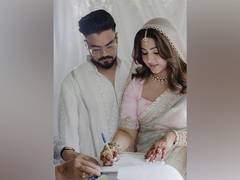 
      
      Hina Khan ties the knot with longtime boyfriend Rocky Jaiswal
      
      