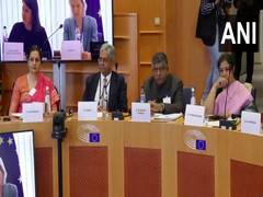 
      
      All-party delegation interacts with members of European Parliament
      
      