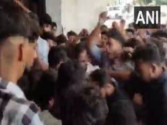 
      
      Kerala: SFI activists protest at Kannur University 
      
      
