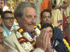 
      
      Elon Musk's father offers prayers at ISKCON Temple in Delhi
      
      