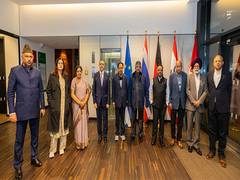 
      
      All-party delegation led by Ravi Shankar Prasad arrives in Berlin
      
      
