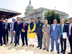 
      
      All-Party Delegation Leader Tharoor holds talks with US SFRC
      
      