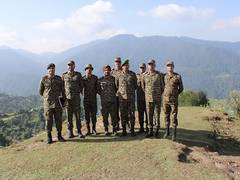 
      
      Lt Gen Pratik Sharma visits J-K's Basantgarh to review the securi
      
      