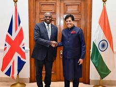 
      
      Had a fruitful meeting with UK Foreign Secretary David Lammy: Piyush Goyal
      
      