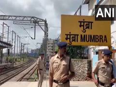 
      
      Mumbai: Some passengers fell from crowded train at Mumbra Station
      
      