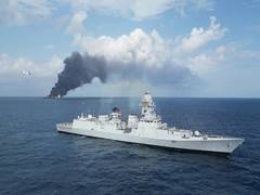 
      
      Singapore-flagged container ship MV Wan Hai 503 catches fire
      
      
