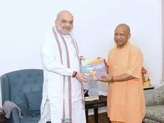 
      
      New Delhi: CM Yogi pays courtesy visit to Amit Shah
      
      