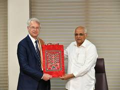 
      
      Gujarat: Finland Ambassador Kimmo Lahdevirta visits CM Patel
      
      