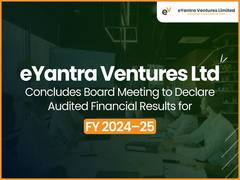 
      
      eYantra Ventures Ltd concludes board meeting 
      
      