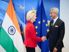 
      
      Jaishankar, European Commission President Leyen hold talks
      
      