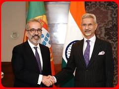
      
      Jaishankar congratulates Portuguese FM on their national day
      
      