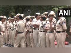 
      
      Hyderabad: Police force deployed at BRK Bhavan 
      
      