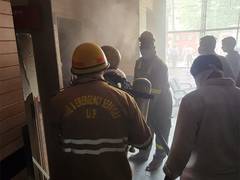 
      
      Noida Metro Hospital fire contained
      
      