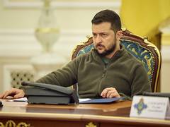 
      
      Zelensky says only he will discuss territory with Putin
      
      