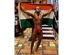 
      
      Indian international natural bodybuilder superstar Shodhan Rai
      
      