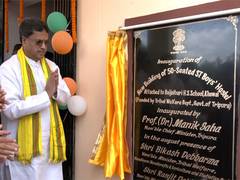 
      
      Tripura CM Manik Saha inaugurates six development projects in Kho
      
      