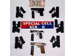 
      
      Amritsar Rural Police busts illegal arms smuggling racket, 4 held
      
      