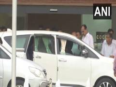 
      
      Ex-Gujarat CM, Vijay Rupani's wife Anjali Rupani arrives in Ahmed
      
      