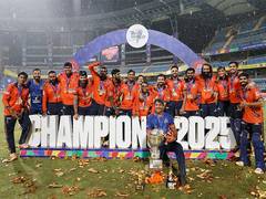 
      
      Mumbai South Central Maratha Royals win T20 Mumbai League 2025
      
      