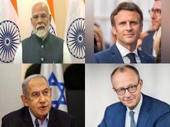 
      
      Netanyahu speaks to Macron, PM Modi and Macron
      
      