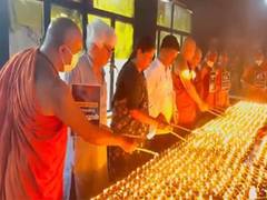 
      
      Prayer ceremony held at Mahabodhi Temple to honour memory of Ahme
      
      