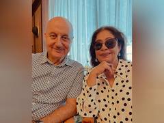 
      
      Anupam Kher celebrates wife Kirron Kher’s birthday
      
      