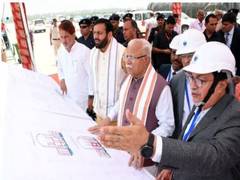 
      
      Haryana CM visits Haryana Anu Vidyut Pariyojana in Fatehabad 
      
      