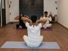
      
      Yoga practitioners feel 