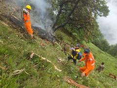 
      
      Chopper crash near Gaurikund, Aryan Aviation's services suspended
      
      